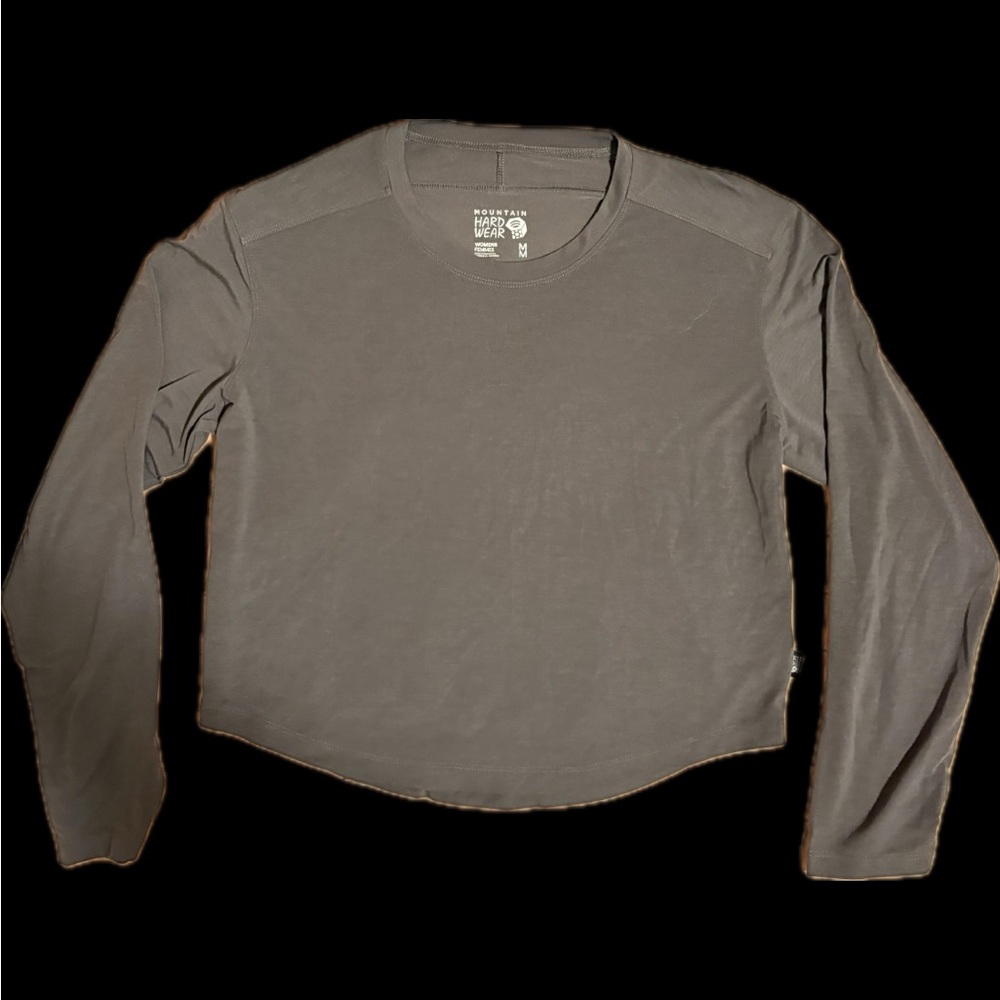 Mountain Hardwear Charcoal Long Sleeve Sun Shirt size M